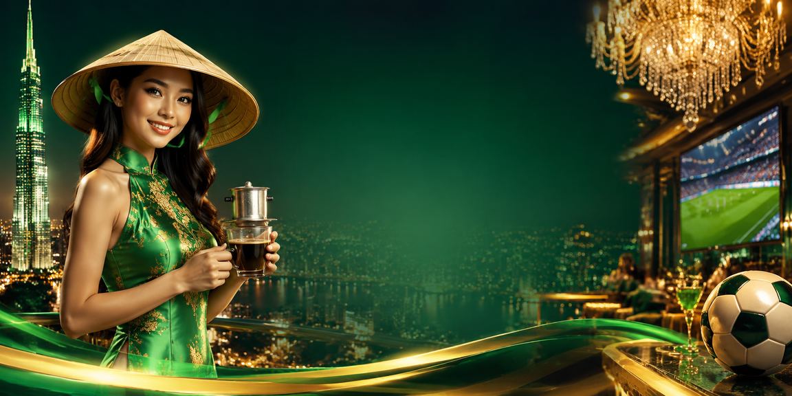 Người dùng tại TP.HCM trải nghiệm cá cược thể thao trực tuyến trong không gian văn hóa đặc trưng với nón lá